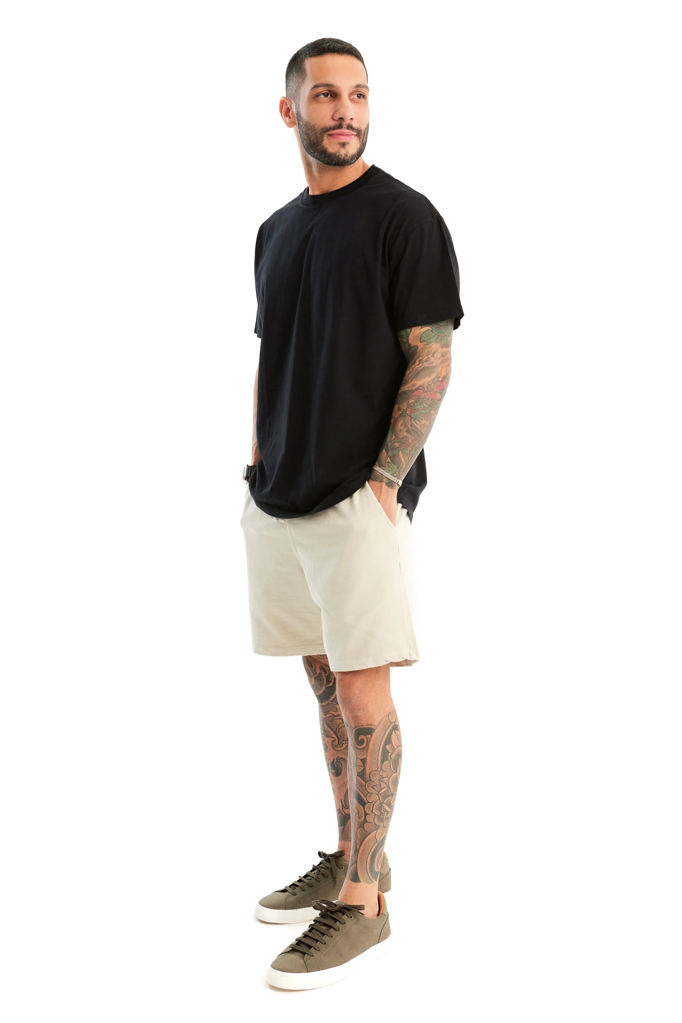 Camiseta Oversized Masculina Preta