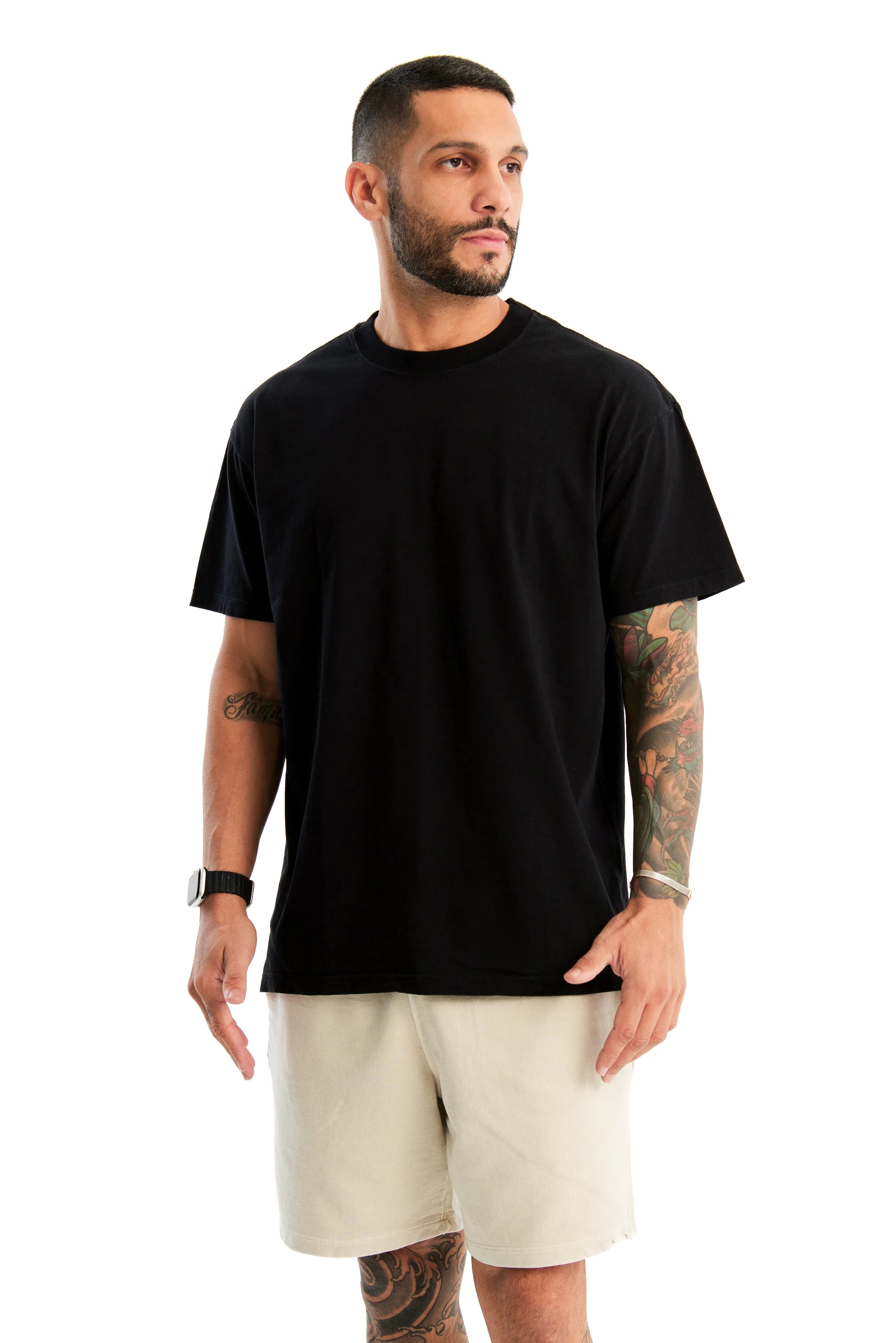 Camiseta Oversized Masculina Preta