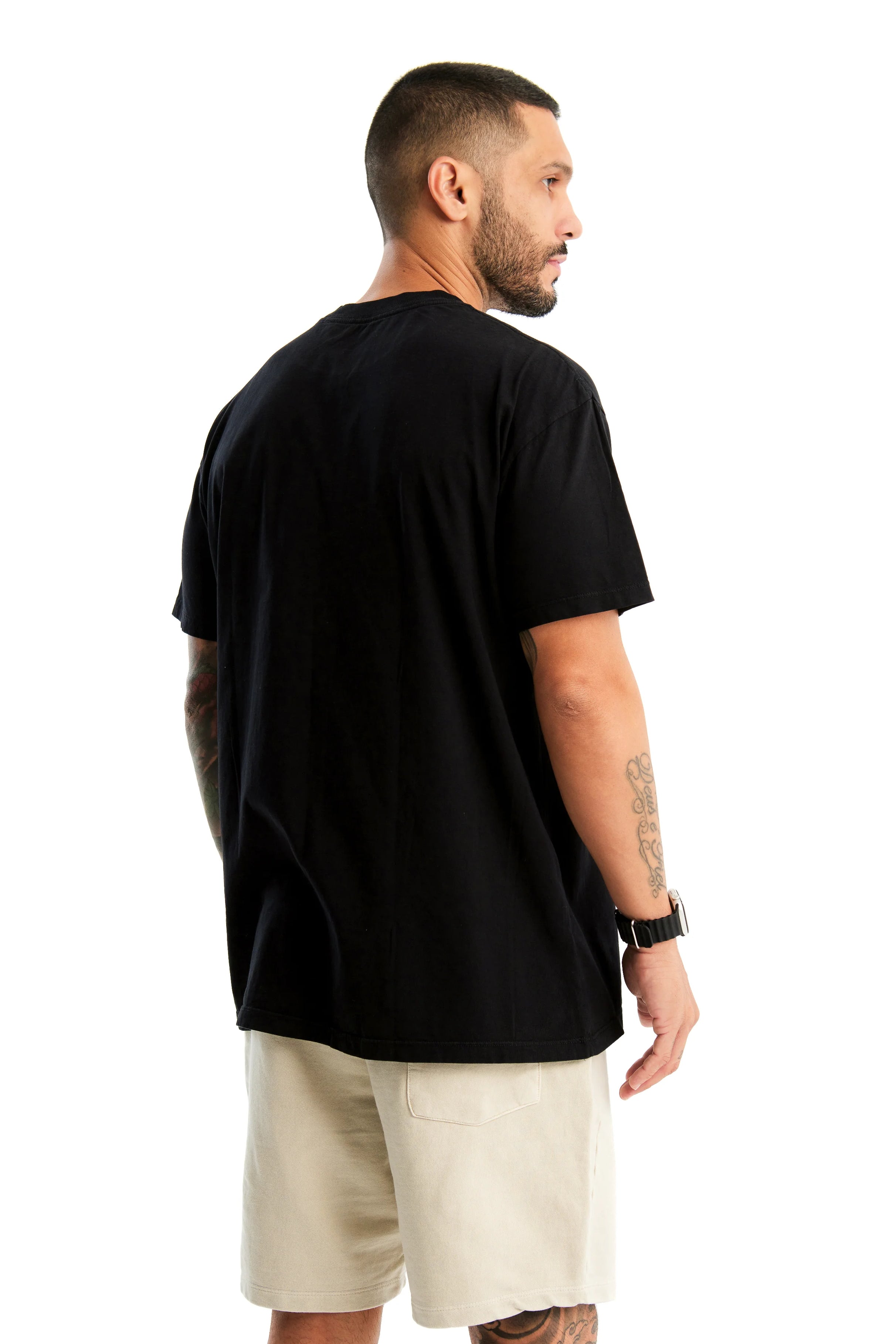 Camiseta Oversized Masculina Preta