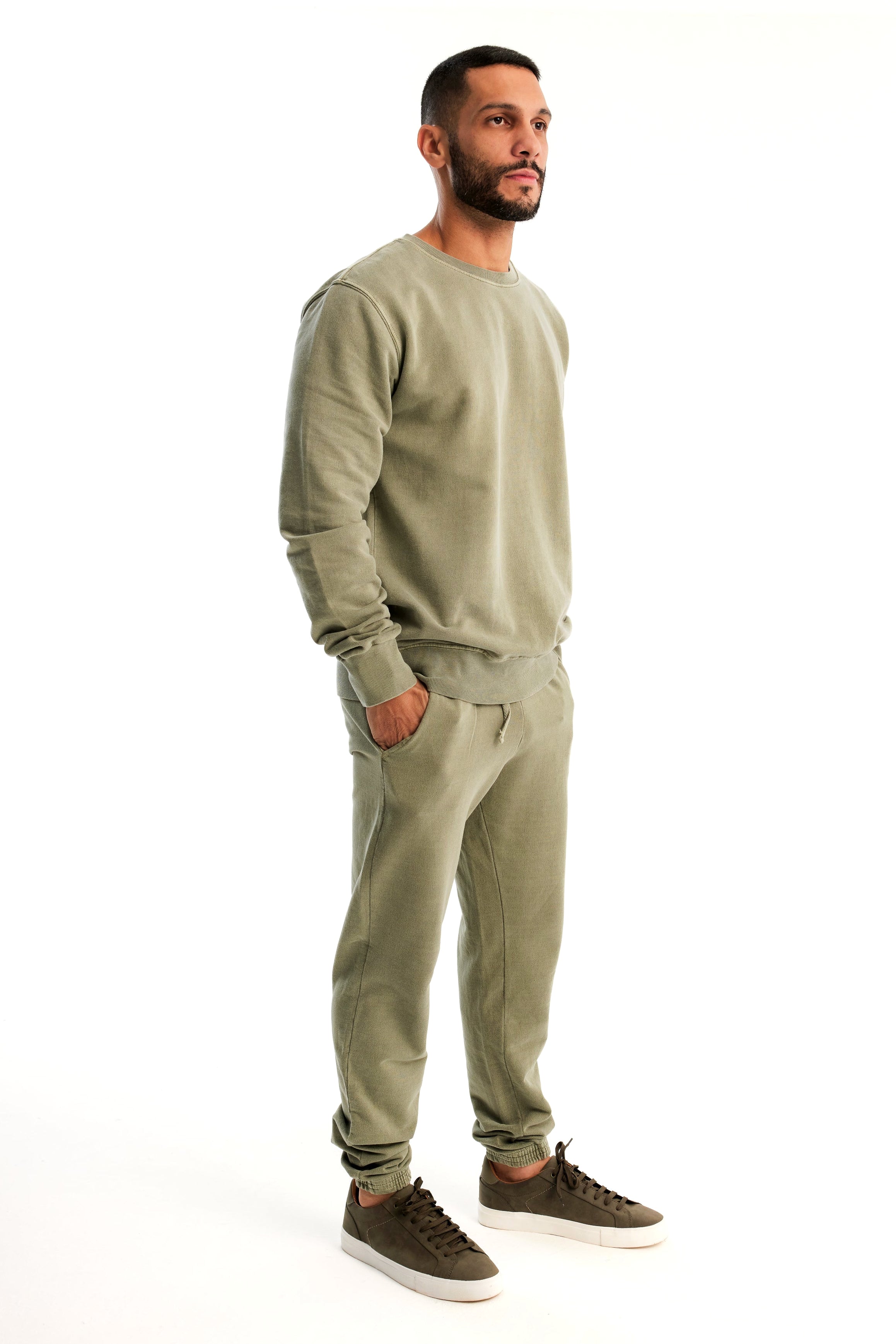 Calça Moletom Masculino Verde Militar