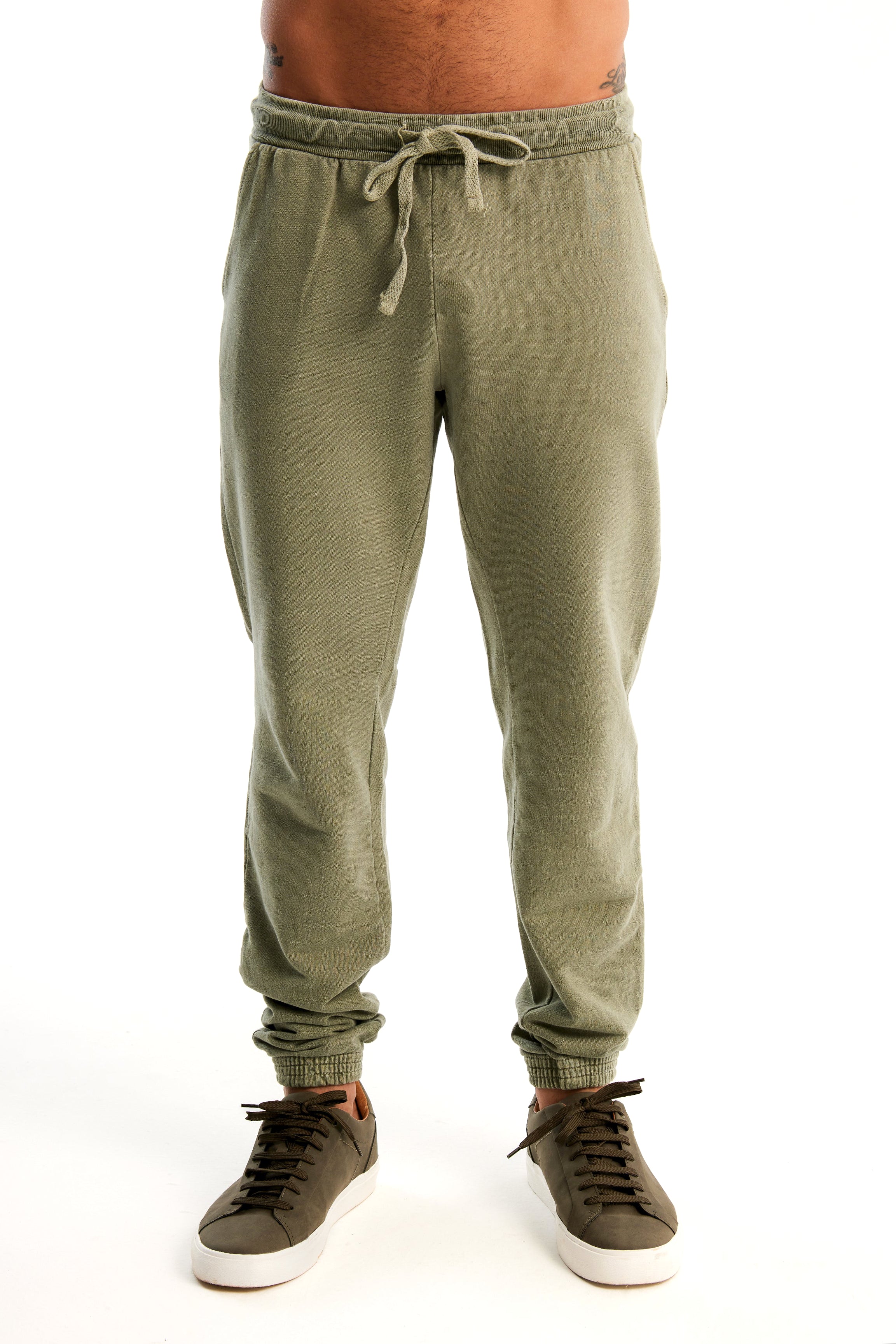 Calça Moletom Masculino Verde Militar