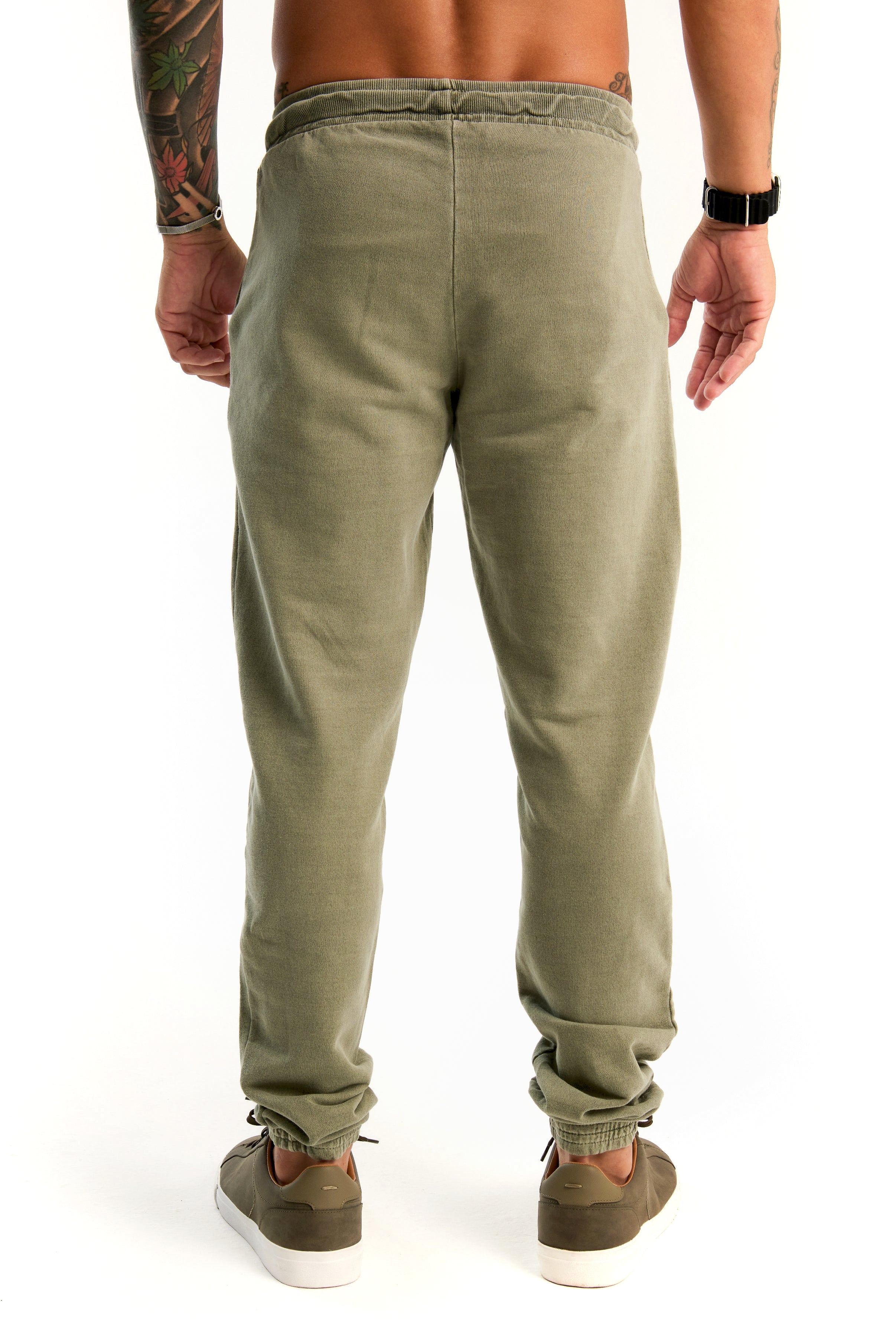 Calça Moletom Masculino Verde Militar