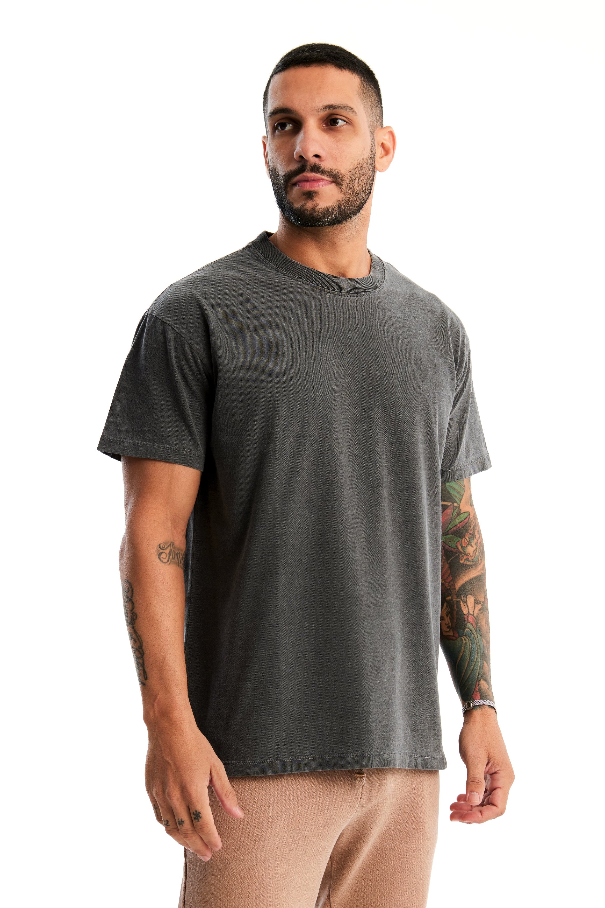 Camiseta Oversized Masculina Grafite