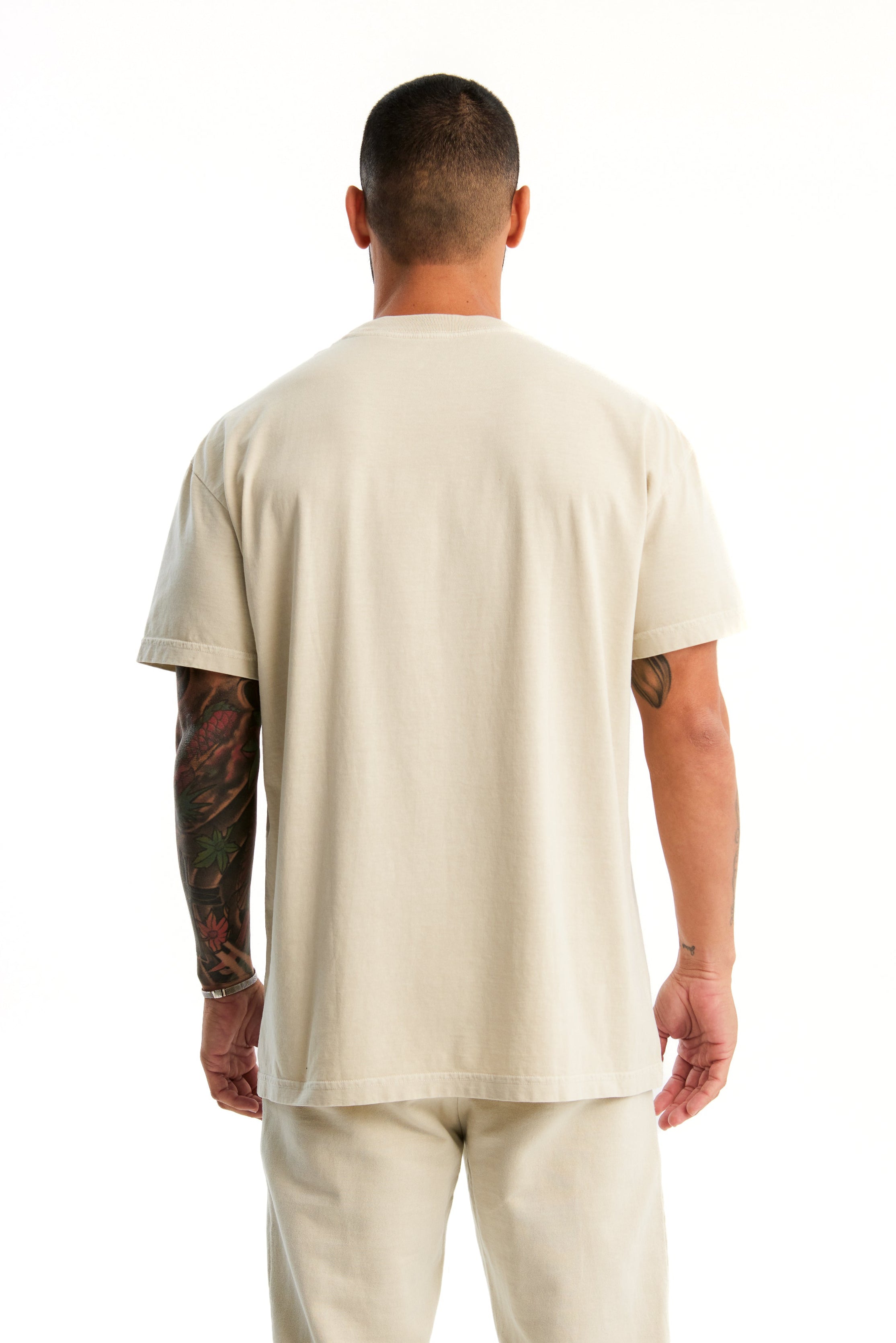 Camiseta Oversized Masculina Bege