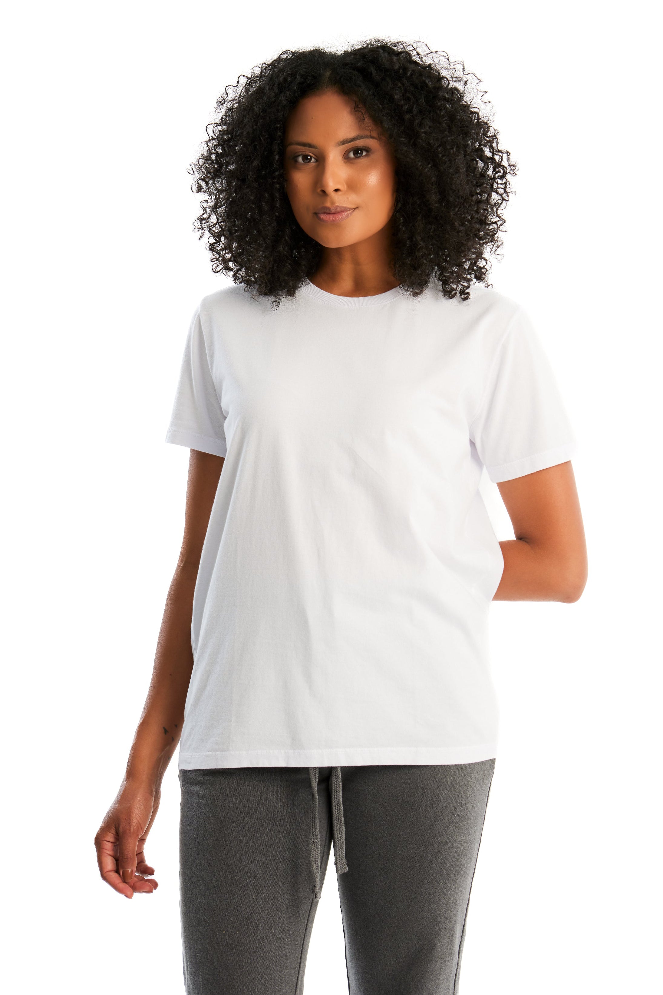 Camiseta Básica Feminina Branca