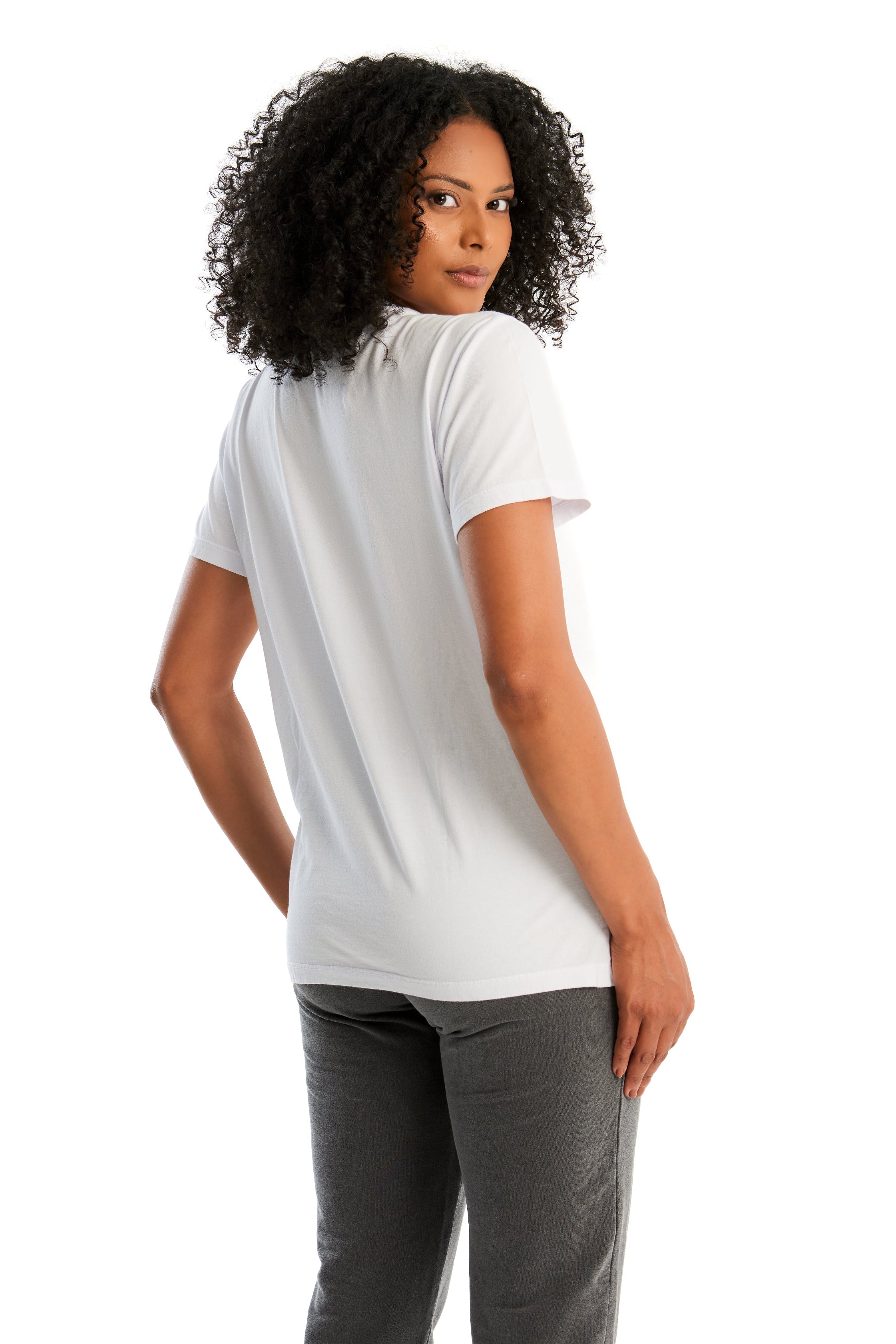 Camiseta Básica Feminina Branca